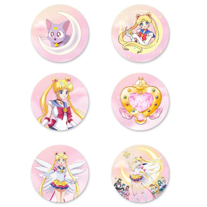 Κονκάρδες Sailor Moon (6 τεμ)