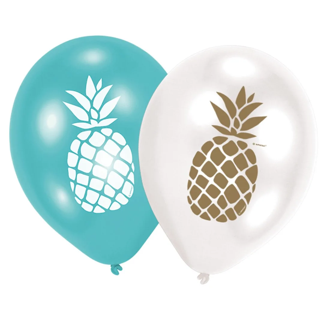 Σετ μπαλόνια Pineapple Vibes (6 τεμ)