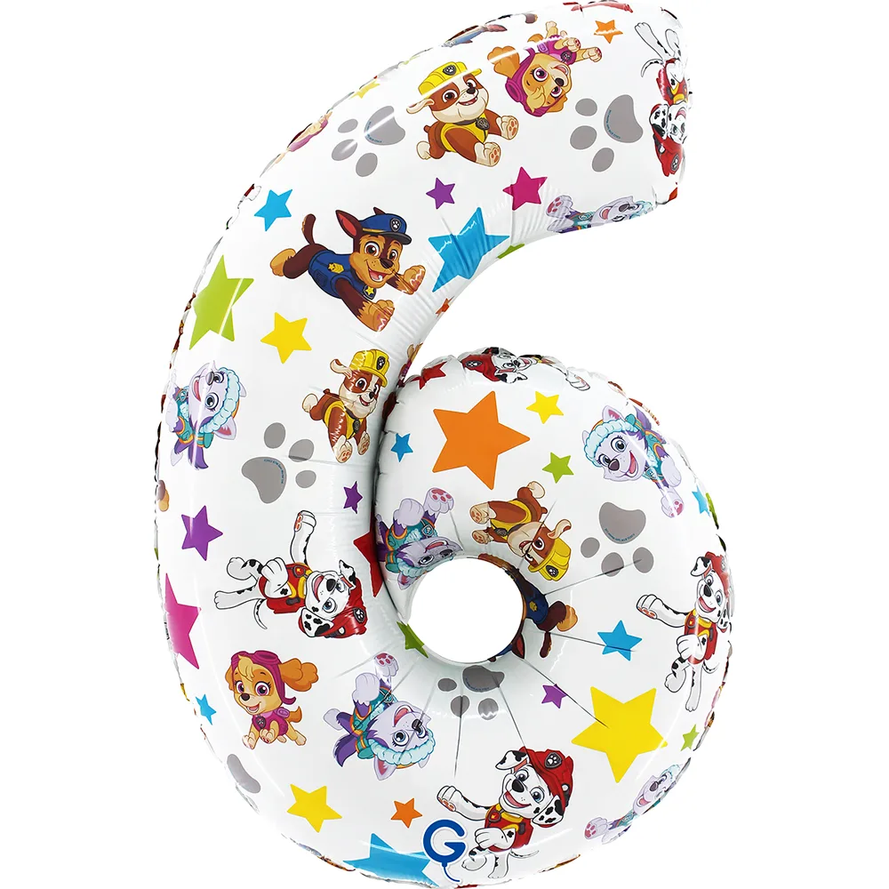 26″ Μπαλόνι Paw Patrol Αριθμός 6