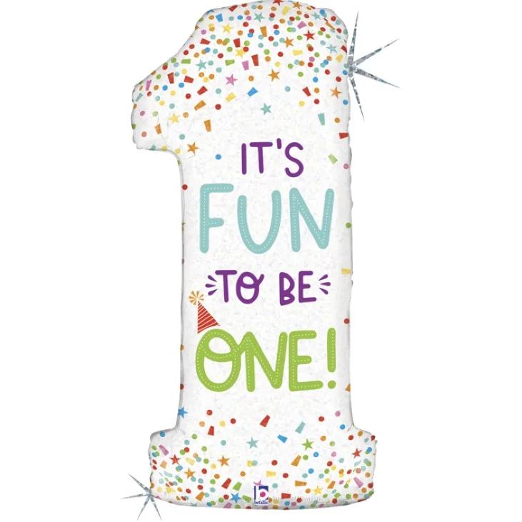 46" Τεράστιο Μπαλόνι Αριθμός 1 Fun to be One
