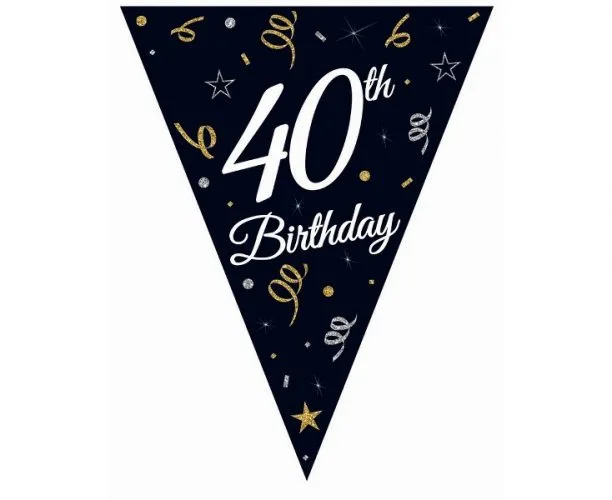 Μπάνερ γενεθλίων "40th Birthday"