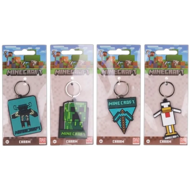 Μπρελόκ Minecraft (4 σχέδια)