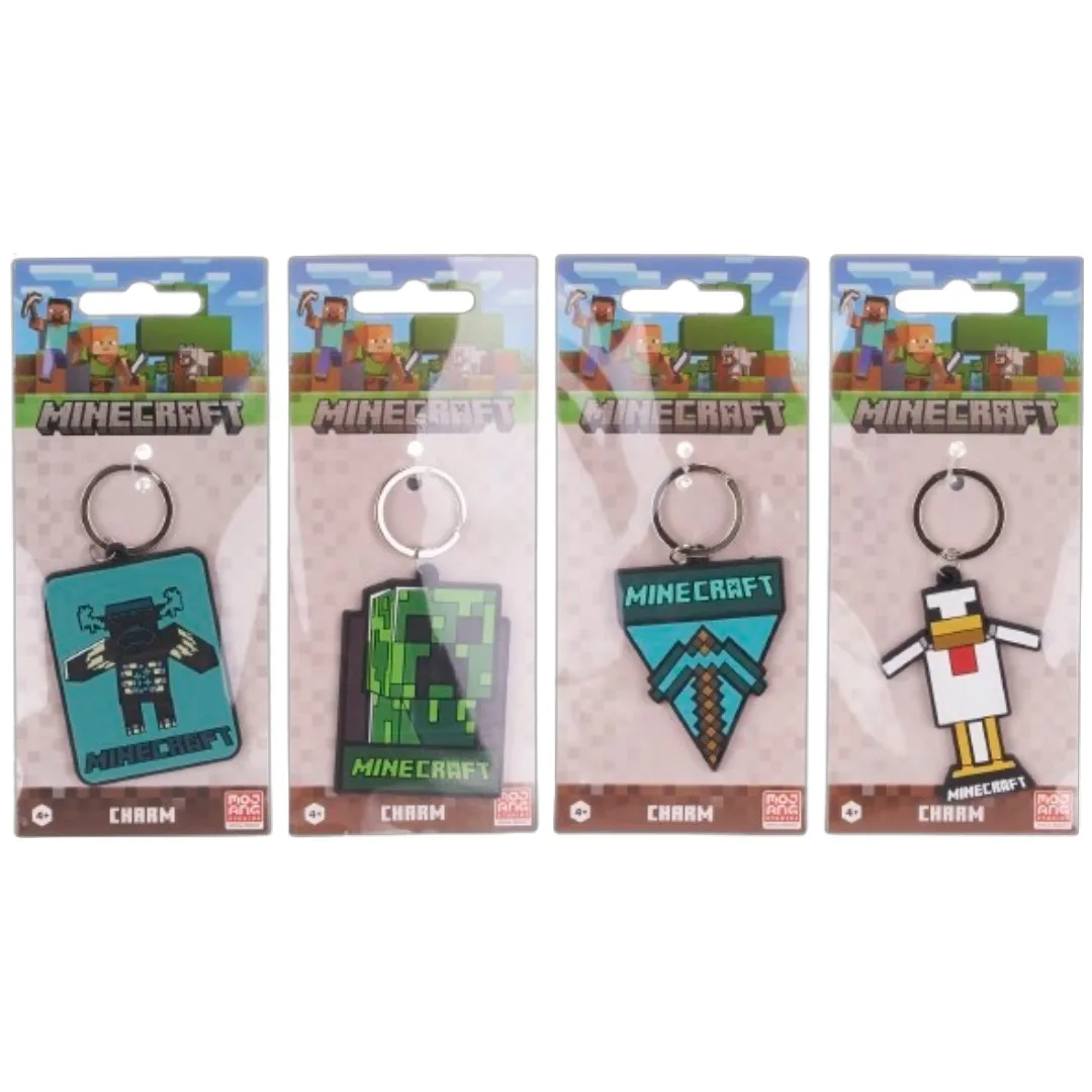 Μπρελόκ Minecraft (4 σχέδια)