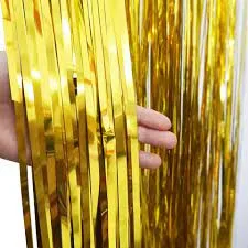 Xρυσή foil Κουρτίνα Πάρτυ 200x100cm