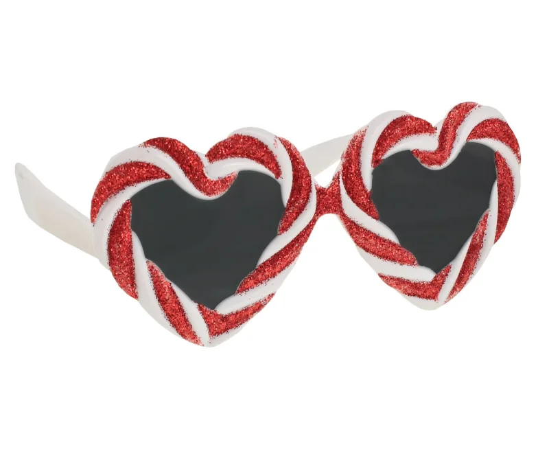 Πλαστικά Γυαλιά Sweet Hearts με γκλίτερ