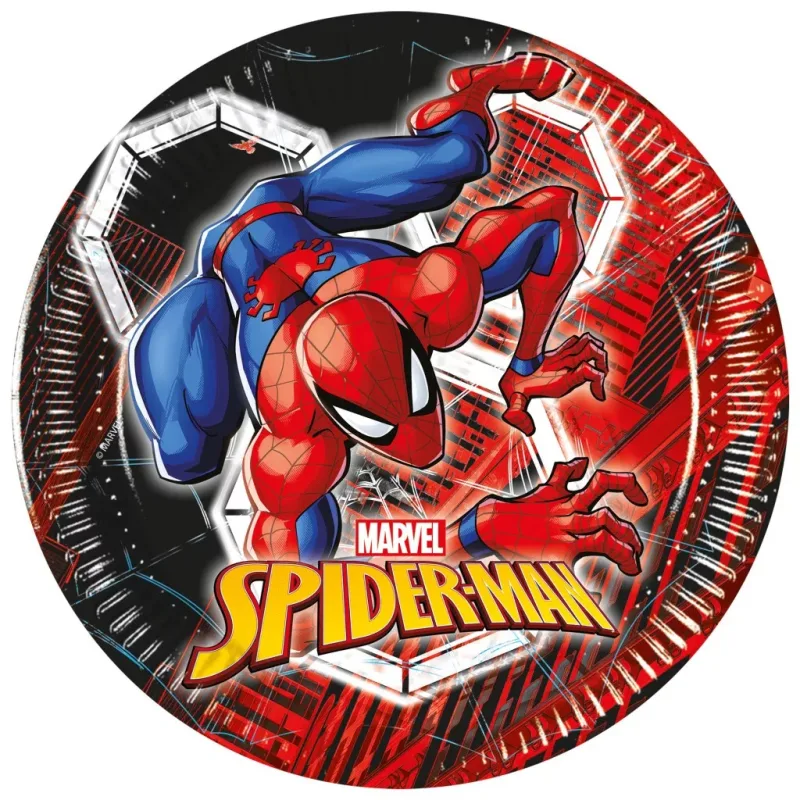 Πιάτα γλυκού Spiderman - World of Web (8 τεμ)