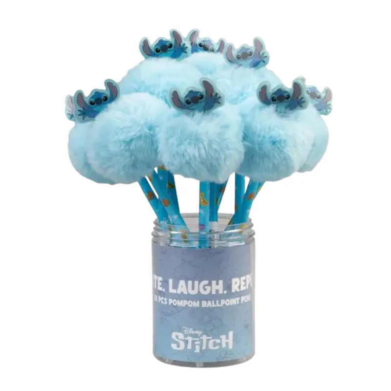 Στυλό Stitch με Pom Pom (1 τεμ)