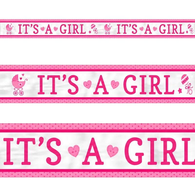 Διακοσμητικό μπάνερ "It's a Girl" 7.62m