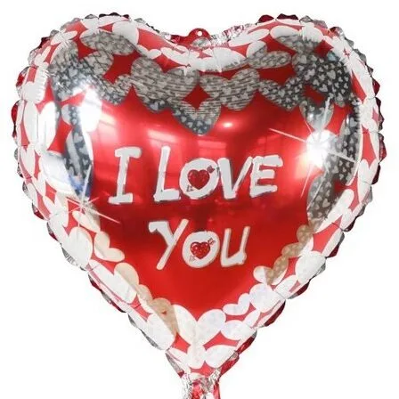18" Μπαλόνι Καρδιά Silver Love