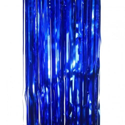 Μπλε foil Κουρτίνα Πάρτυ 200x100cm