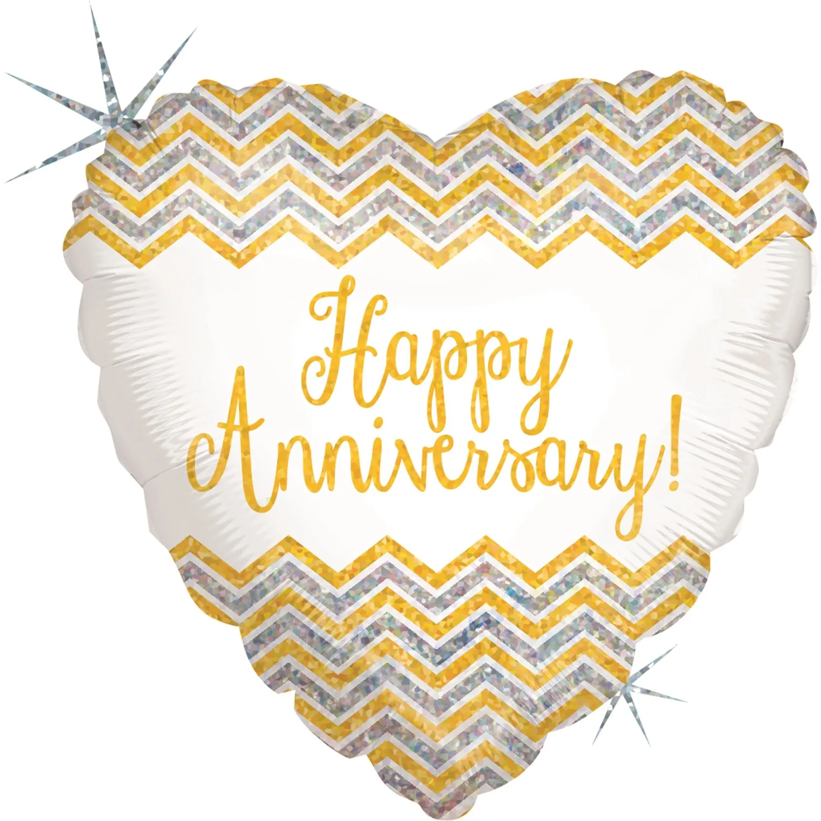 18" Μπαλόνι Επετείου Καρδιά "Happy Anniversary"