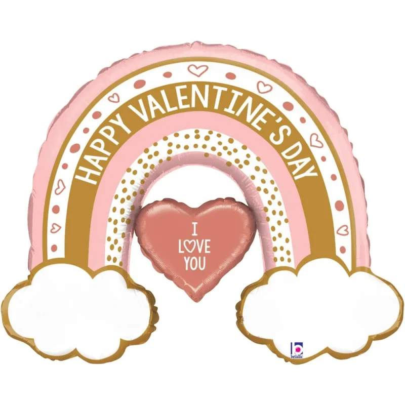 29" Μπαλόνι Ουράνιο Τόξο Valentine's Day