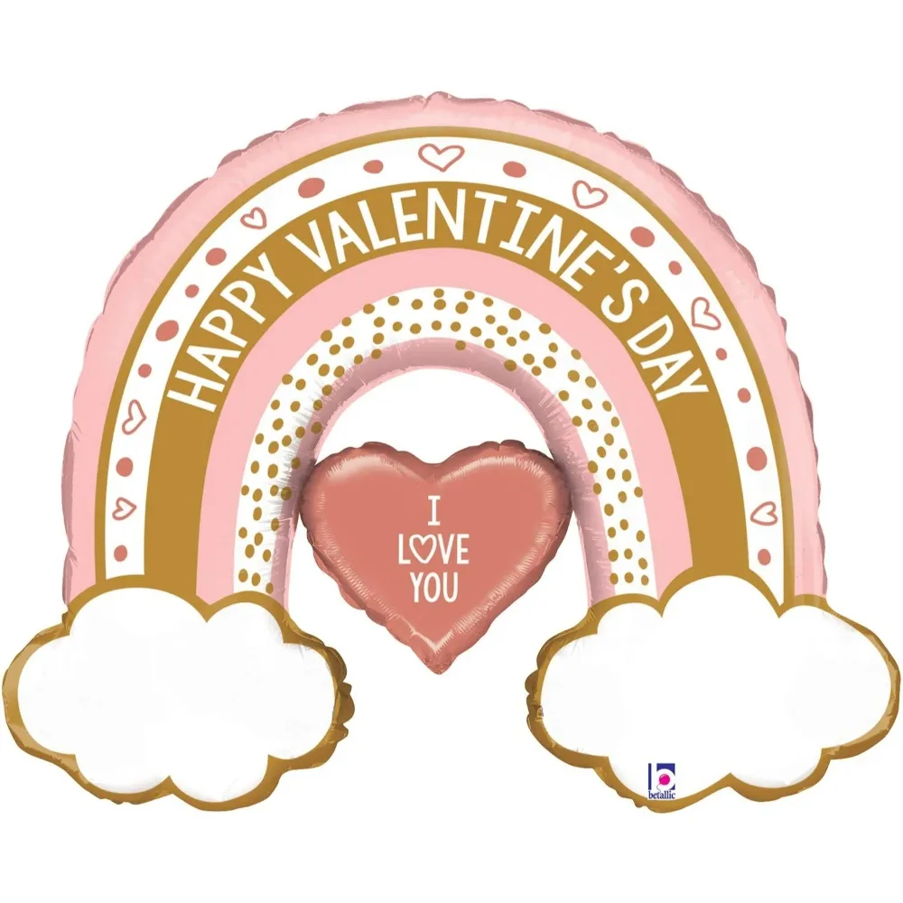 29" Μπαλόνι Ουράνιο Τόξο Valentine's Day