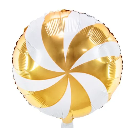 18" Μπαλόνι γλειφιτζούρι Candy Cane χρυσό