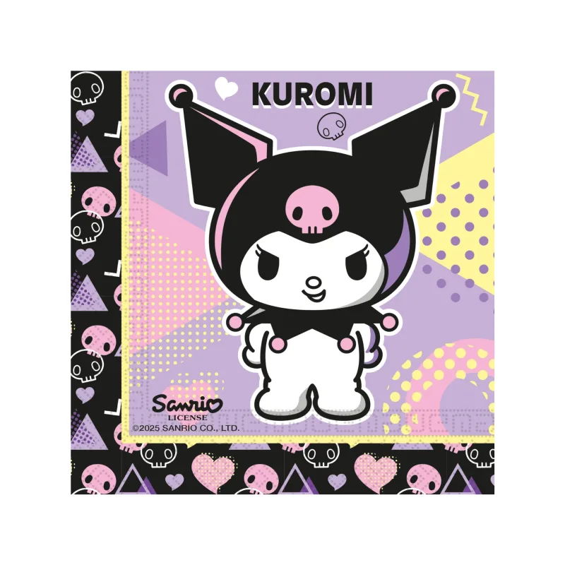 Χαρτοπετσέτες - Kuromi (20 τεμ)