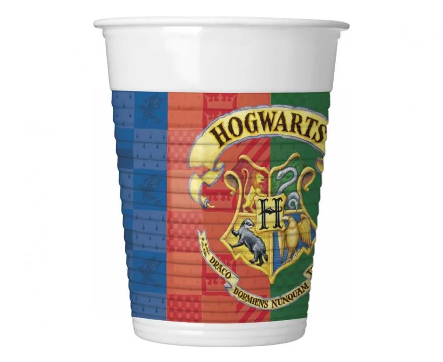 Πλαστικά Ποτήρια πάρτυ - Harry Potter (8 τεμ)