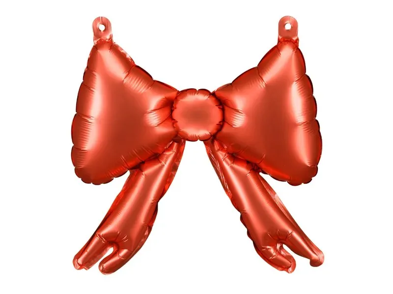Mini Shape Μπαλόνι Κόκκινος Φιόγκος (5 τεμ)