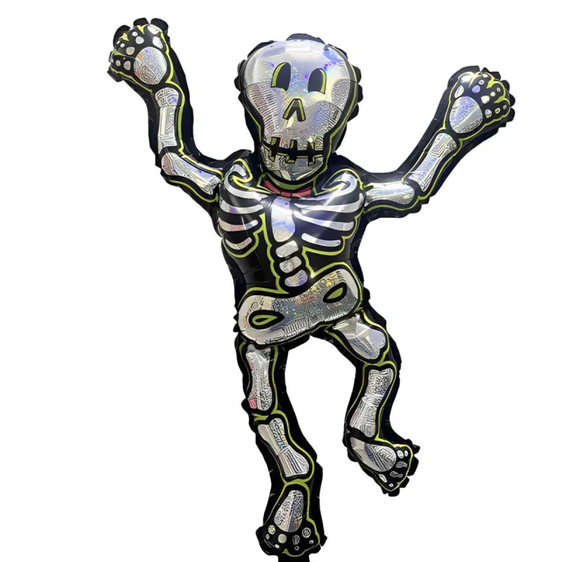 26" Μπαλόνι Halloween Σκελετός Holographic