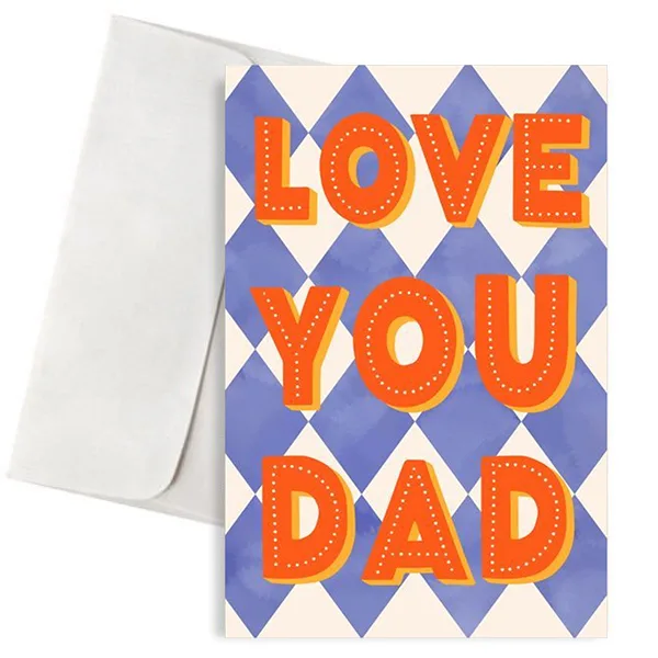 Ευχετήρια Κάρτα για Μπαμπά – Love You Dad