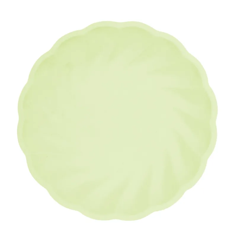 Πιάτα γλυκού Vert Décor πράσινα (6 τεμ)
