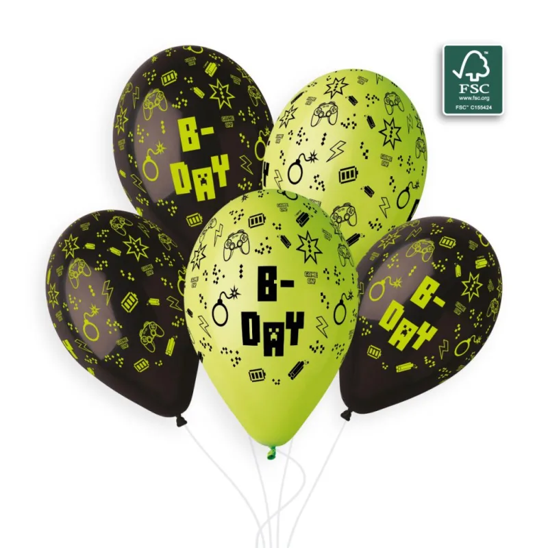 13" Μπαλόνια TNT - Birthday (25 τεμ)