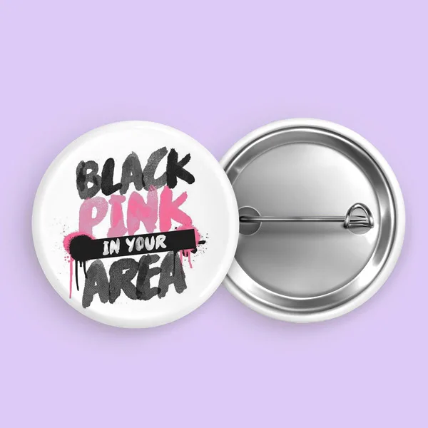Κονκάρδα για Τσάντα - Black Pink in your Area
