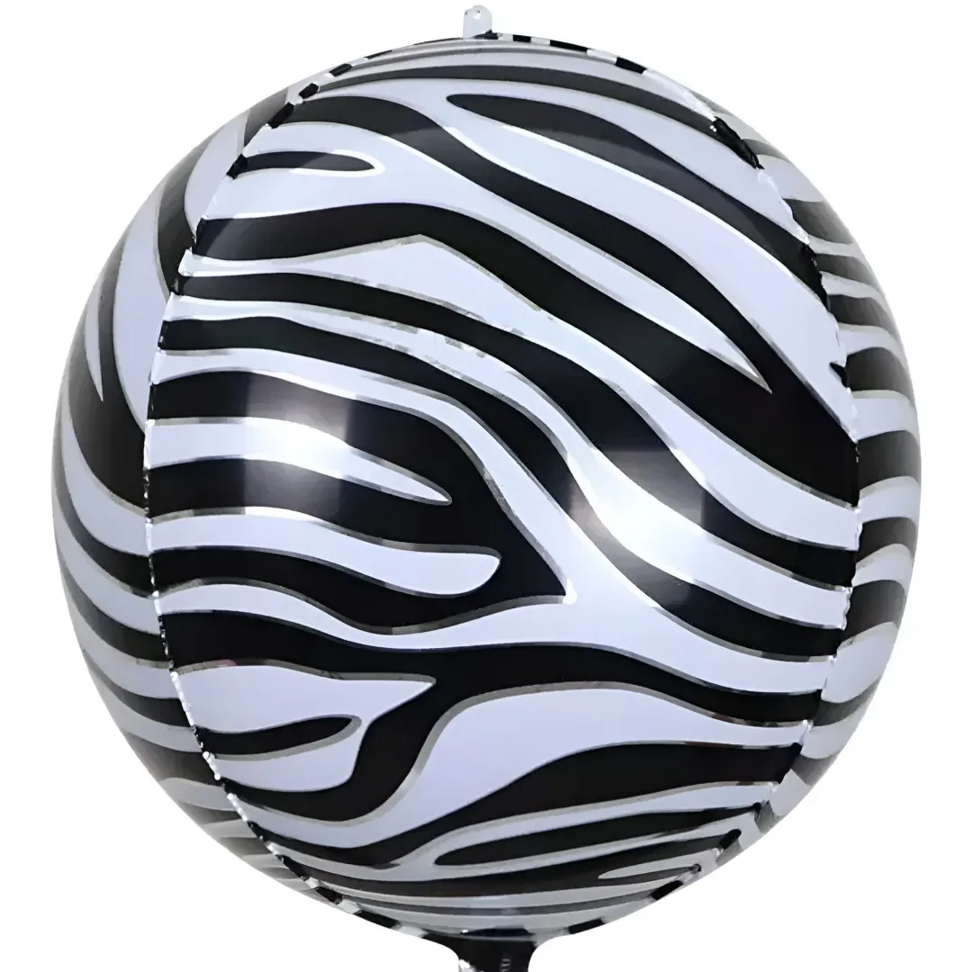 22″ Μπαλόνι Animal Print Ζεβρέ 4D