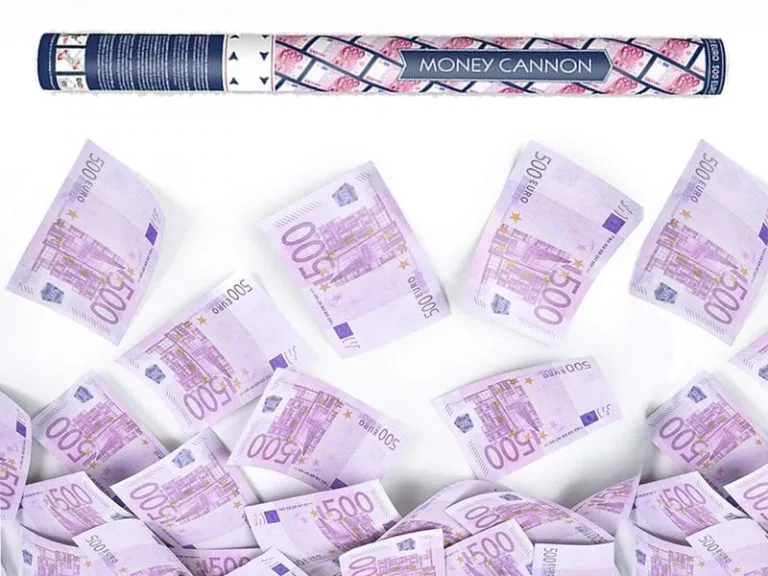 Κανονάκι με χαρτονομίσματα 500 ευρώ
