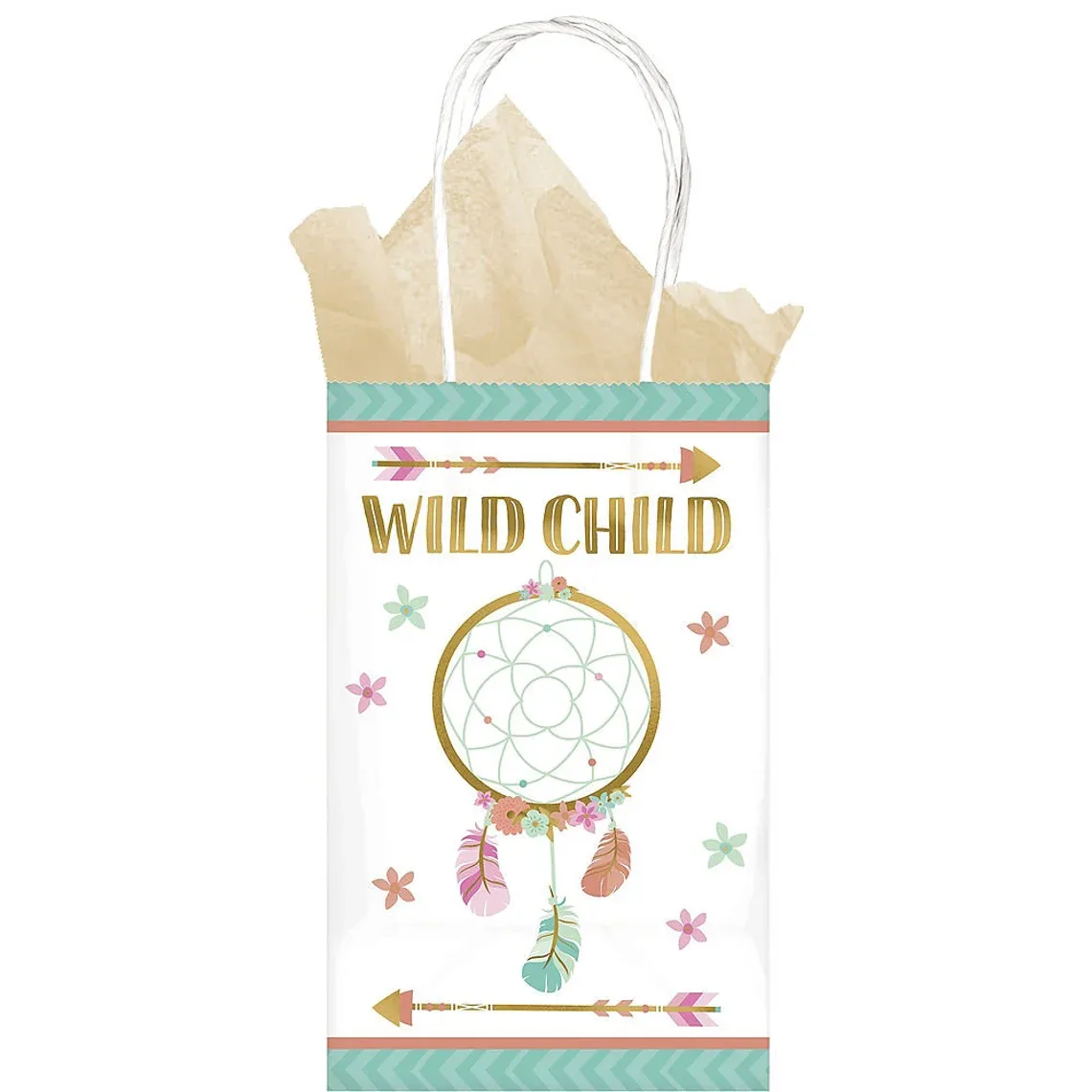 Σακούλες πάρτυ Boho "Wild Child" (8τεμ)