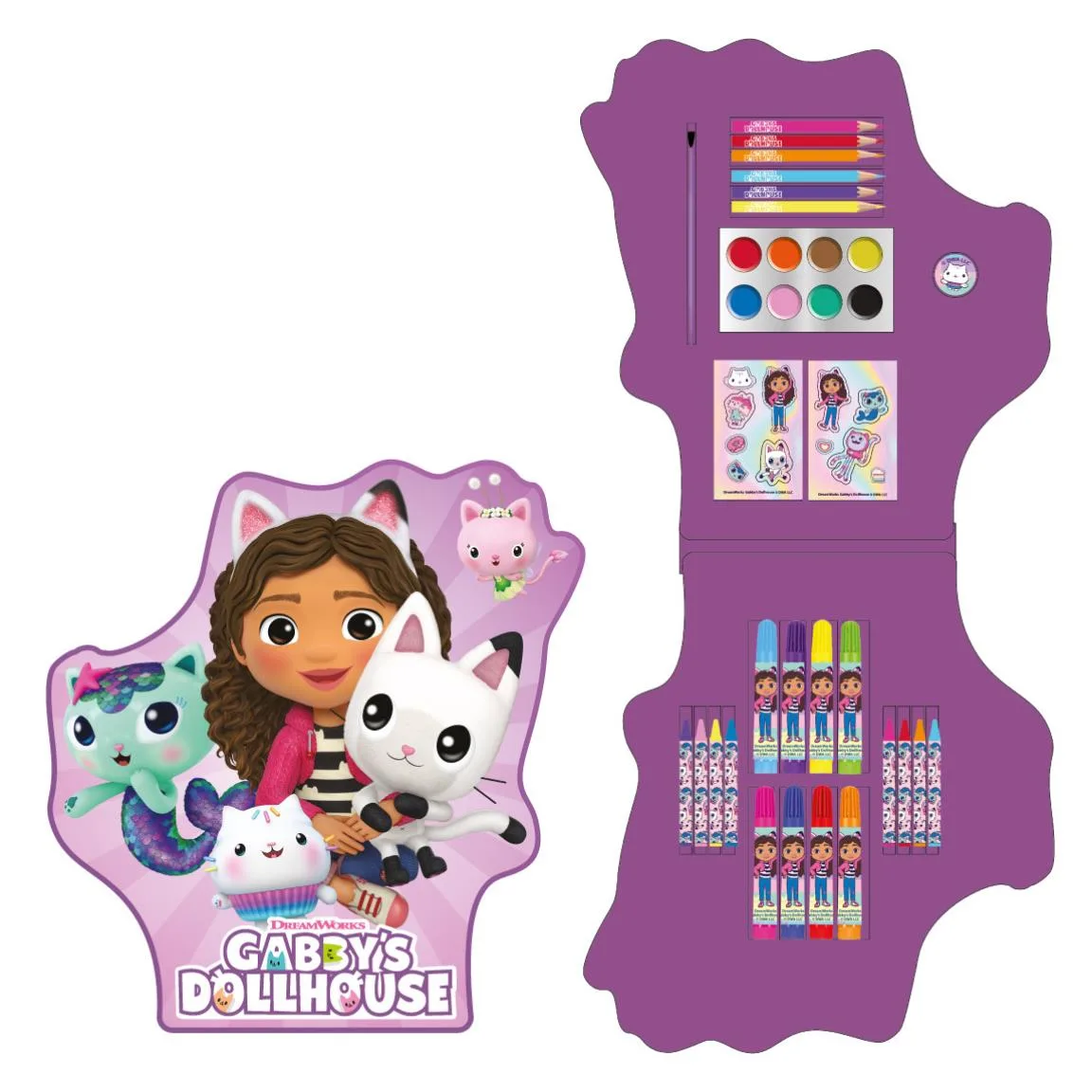 Κουτί με είδη ζωγραφικής Gabby's Dollhouse