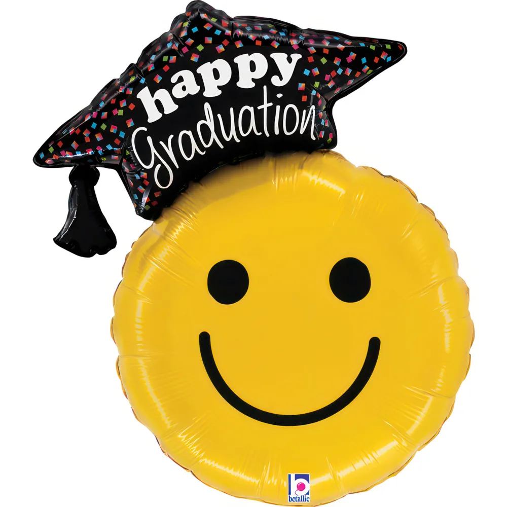 26" Μπαλόνι Αποφοίτησης Emoji Smiley