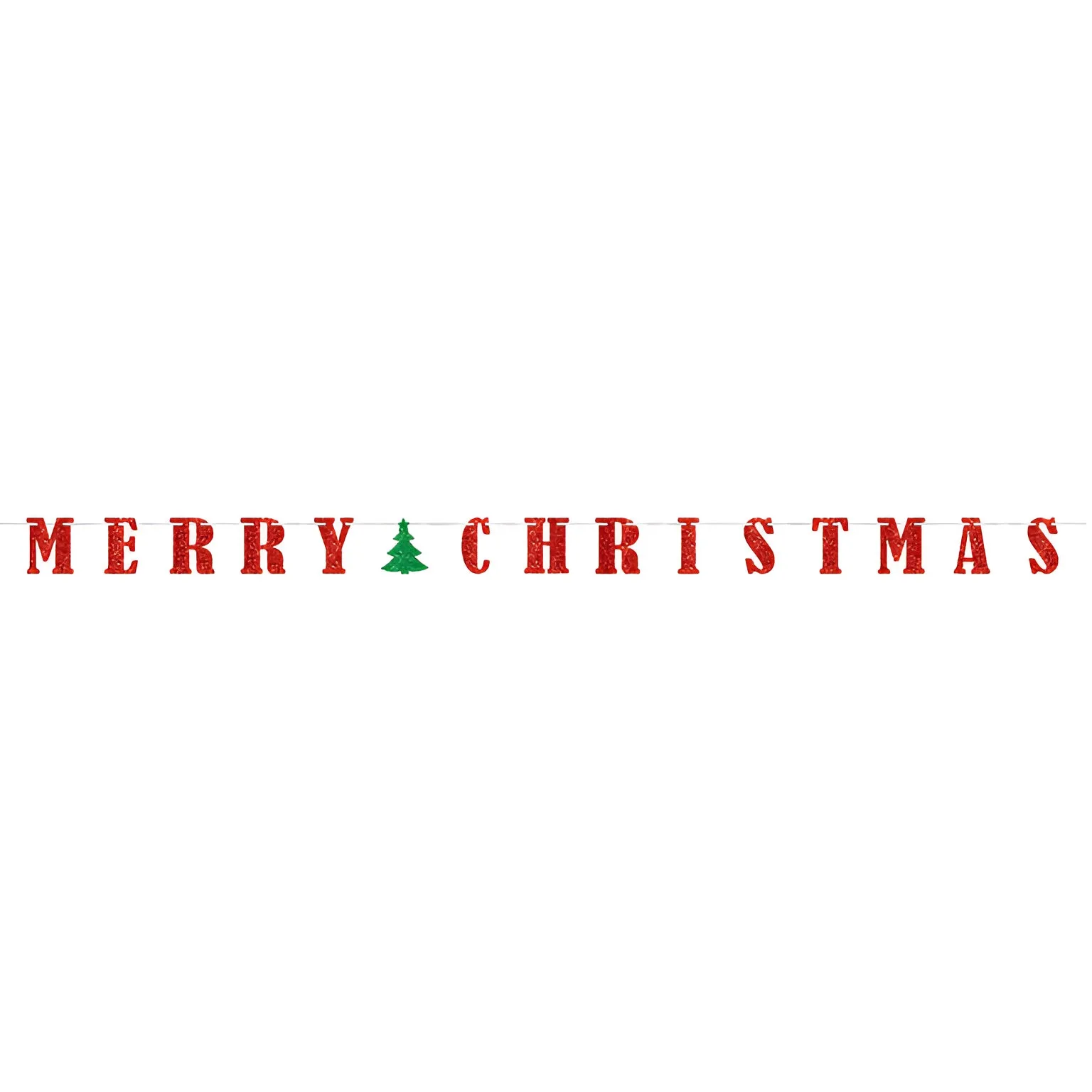 Κόκκινη Γιρλάντα Merry Christmas 365cm