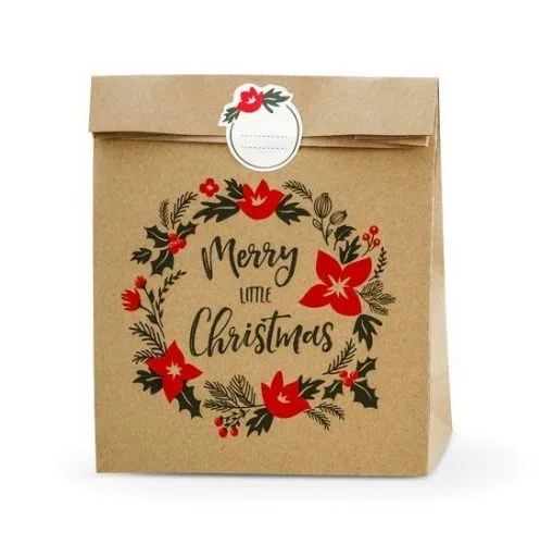 Σακουλάκια για δωράκια Merry Christmas (3 τεμ)