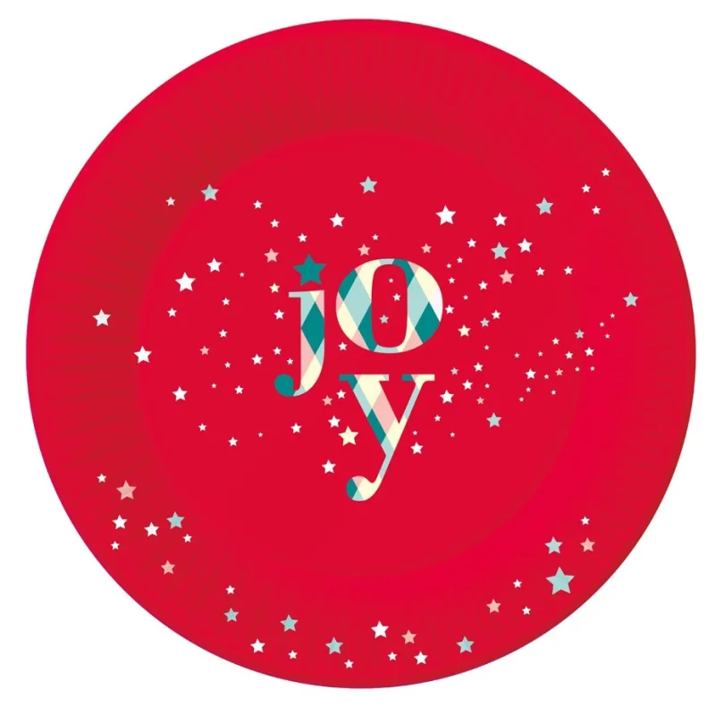 Πιάτα κόκκινα Joy (6 τεμ)