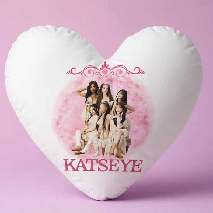 Μαξιλάρι Καρδιά - Katseye Pink