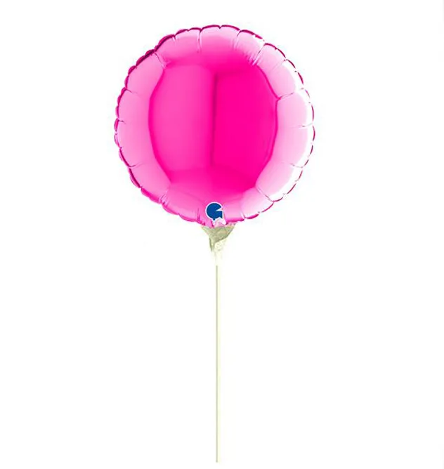 10" Mini Shape μπαλόνι Φούξια