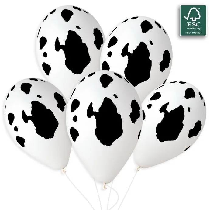Λάτεξ Μπαλόνια Cow Print (6 τεμ)