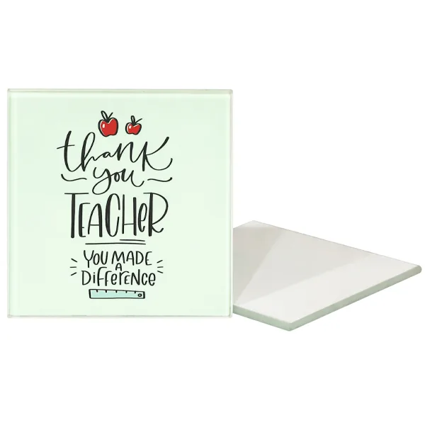 Γυάλινο Σουβέρ για Δασκάλα – Thank you Teacher