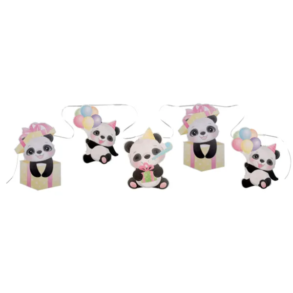 Διακοσμητική Γιρλάντα Αρκουδάκι Panda 500cm