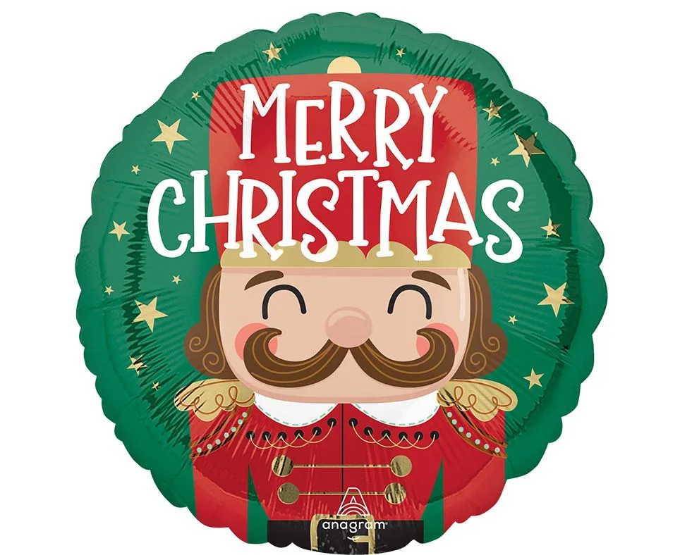 18'' Μπαλόνι ''Merry Christmas'' Καρυοθραύστης