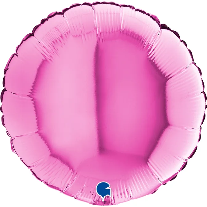 18" Στρογγυλό Μπαλόνι Φούξια