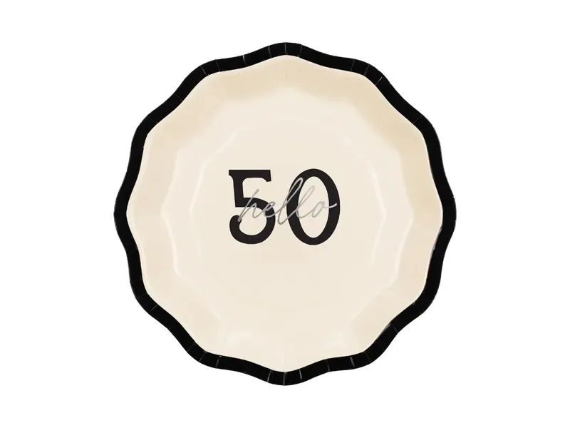 Πιάτα "Hello 50" (6 τεμ)