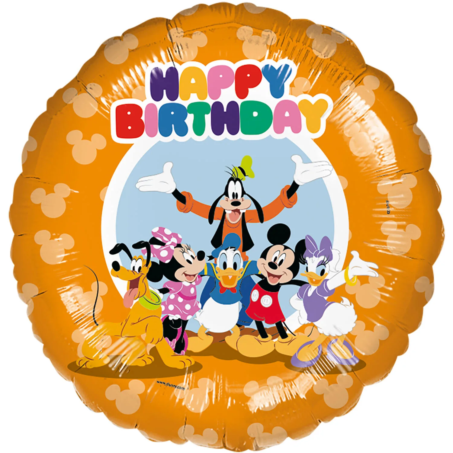 18" Μπαλόνι γενεθλίων πορτοκαλί - Mickey Mouse Friends