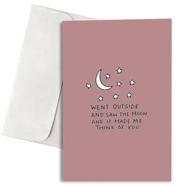 Κάρτα Αγάπης "When I look the Moon"