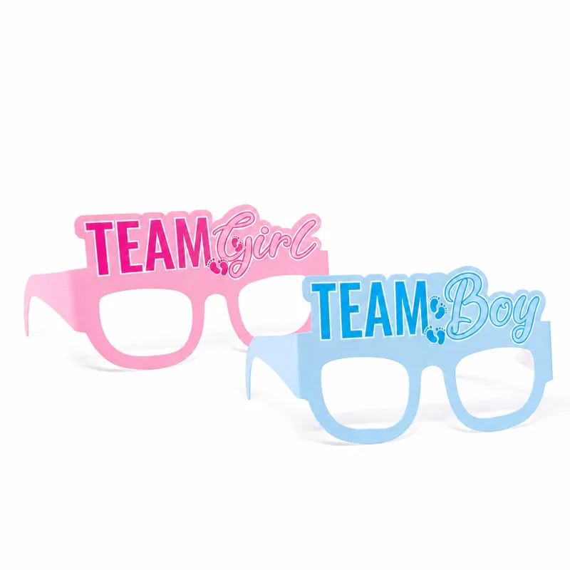 Γυαλιά Χάρτινα - Team Girl &amp; Boy (6 τεμ)