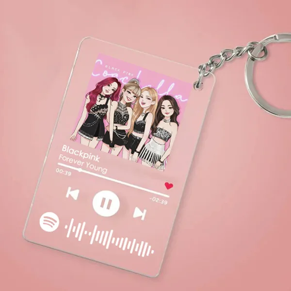 Plexi Μπρελόκ Black Pink
