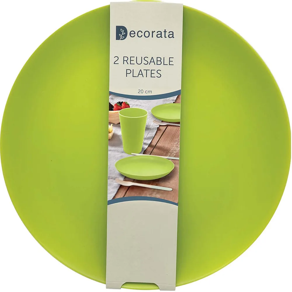Πιάτα πολλαπλών χρήσεων Lime 20cm (2 τεμ)