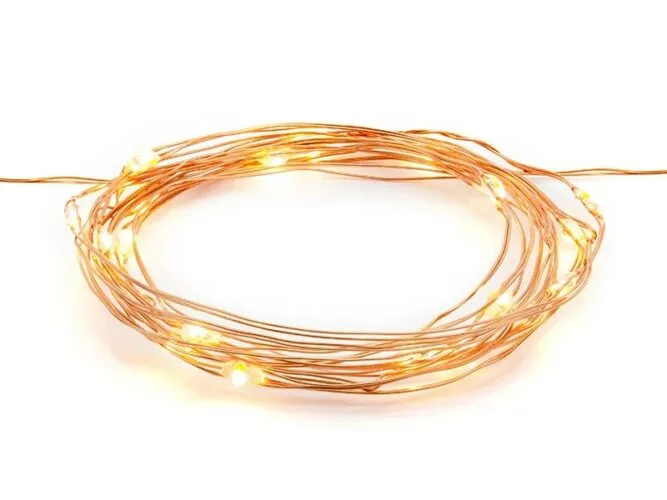 Διακοσμητικά φωτάκια LED σε σύρμα 1.90m