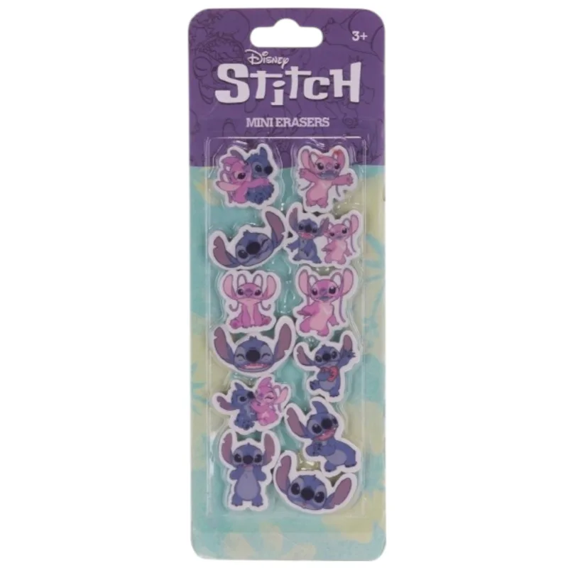 Σετ Γόμες Stitch &amp; Angel (12 τεμ)