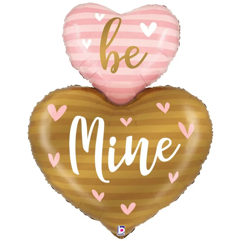 42'' Μπαλόνι Be Mine διπλή καρδιά